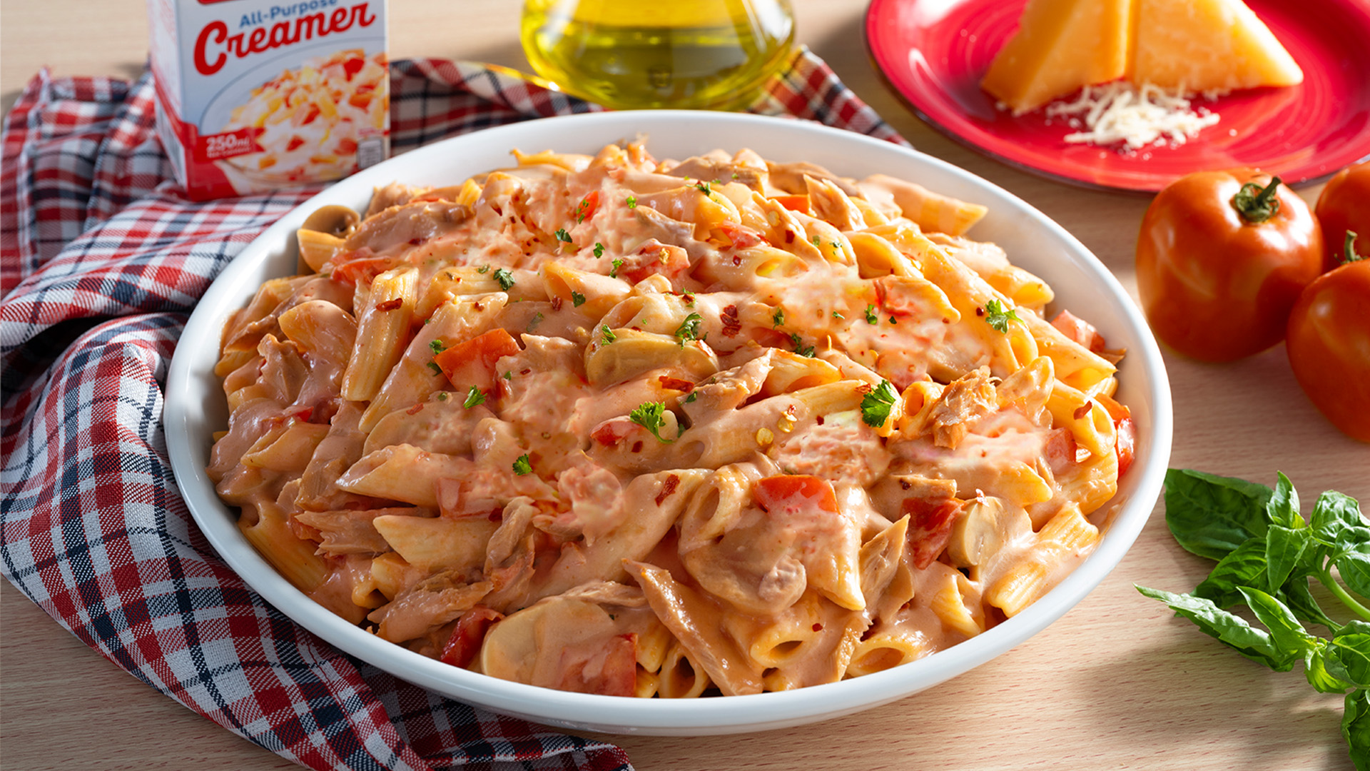 Tomato Cream Pasta - Alaska Nanay Club